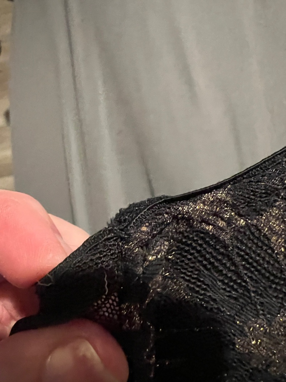 Victoria's Secret Push Up Black Bra with Gold Lace Racerback - Picture 12 of 12